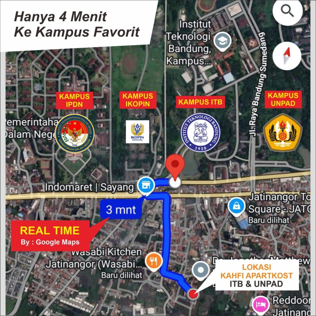 Peta Lokasi Kahfi ApartKost Prestige